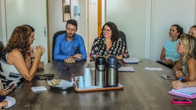Reunião dos profissionais da enfermagem