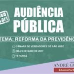 Audiência Pública – Reforma da previdência