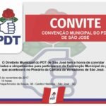 Convenção Municipal do PDT / São José